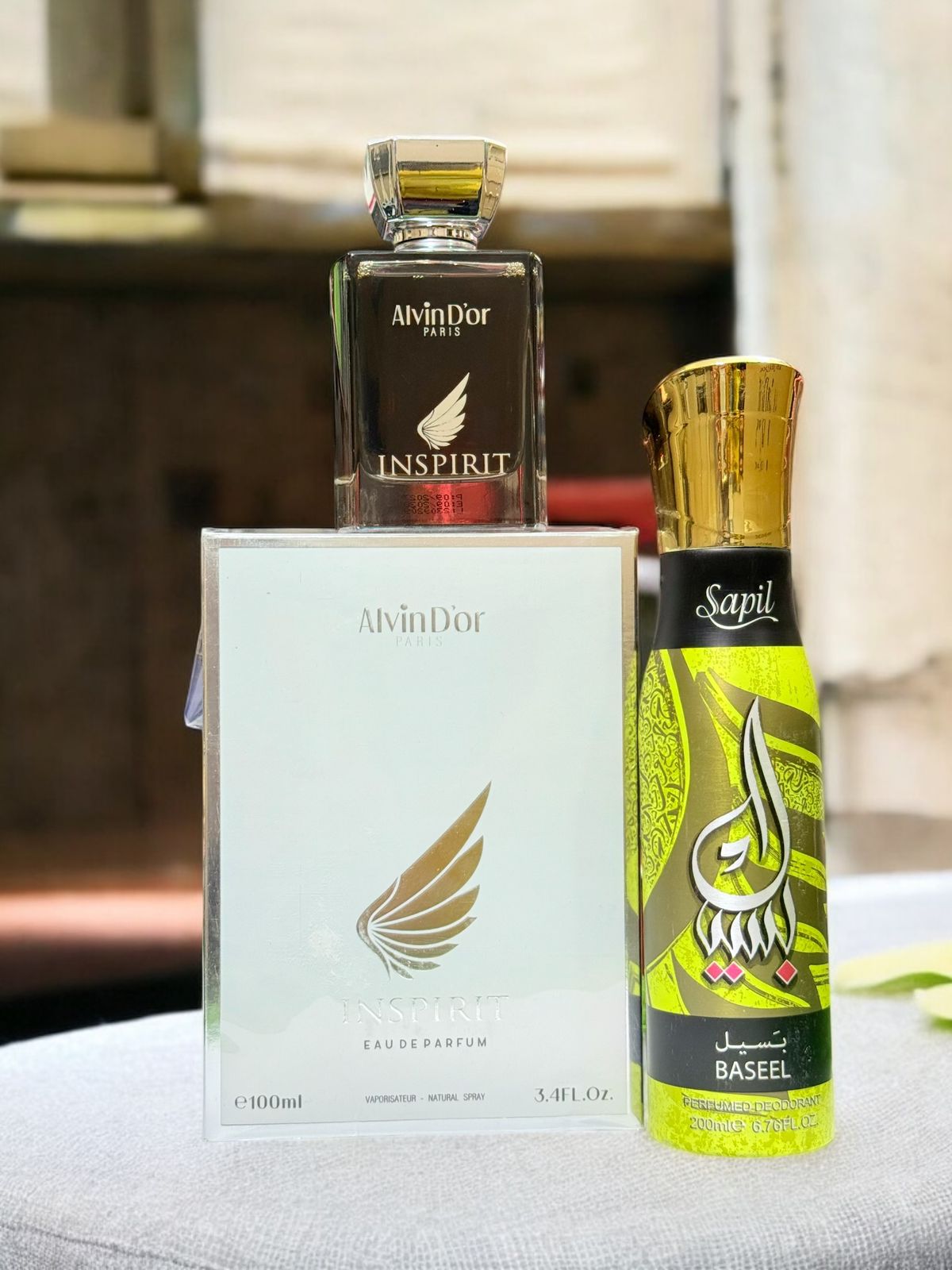 Inspirit Perfume 100ml by Alvin D’or with Body Spray Gift (Allow to Open)