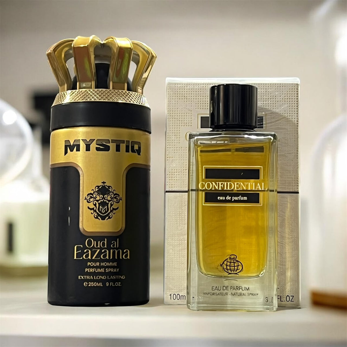 Confidential Perfume 100ml with MYSTIQ 250ml Body Spray Gift