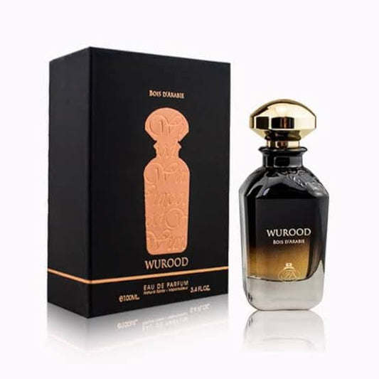 Fragrance World Wurood Bois D’arabie 100 ml Eau De Parfum Spicy scent one gift (allow to open)