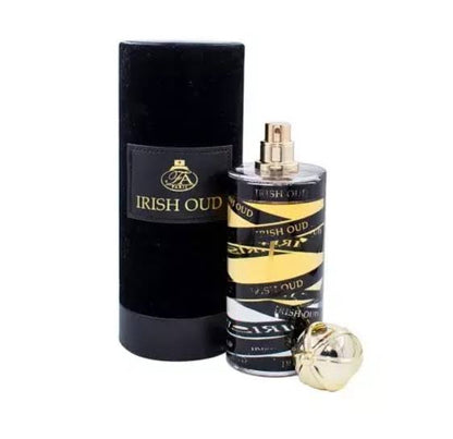 Irish Oud, a popular fragrance by Fragrance World. (Allow to open)