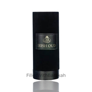 Irish Oud, a popular fragrance by Fragrance World. (Allow to open)
