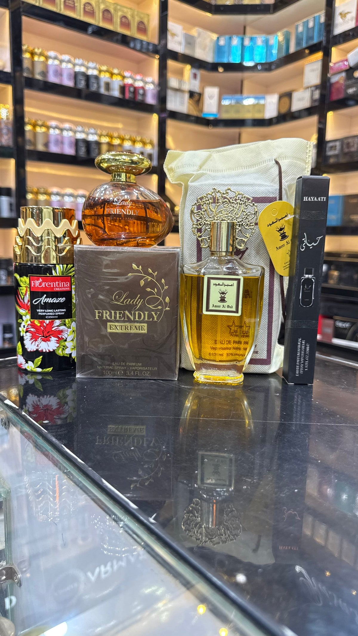 Ameer ul Oud & Friendly Perfume With Free gifts (Allow to open)