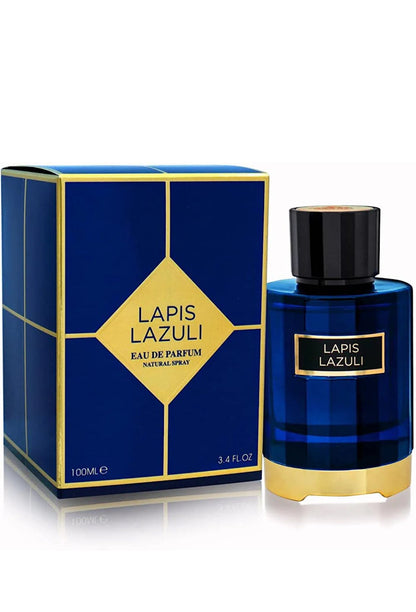 Lapis Lazuli - Eau De Parfum - By Fragrance World - Perfume For Unisex, 100ml one Spray gift (allow to open