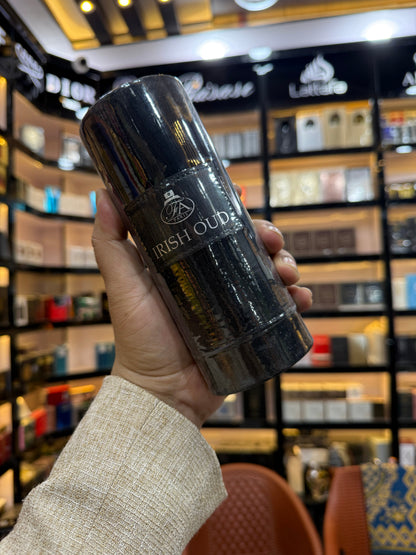 Irish Oud, a popular fragrance by Fragrance World. (Allow to open)