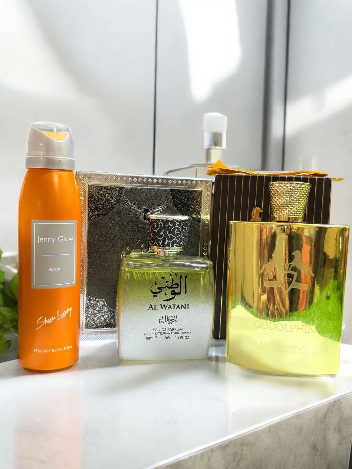 Go Dolphin 100ml with Al Watani Perfume & Body Spray Gift (Allow to Open)