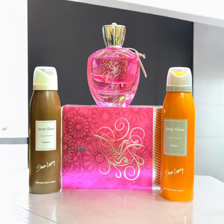 Maraim 100ml Arabic Perfume with 2 Body Spray Gift (Allow to Open)