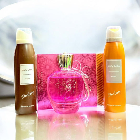 Maraim 100ml Arabic Perfume with 2 Body Spray Gift (Allow to Open)