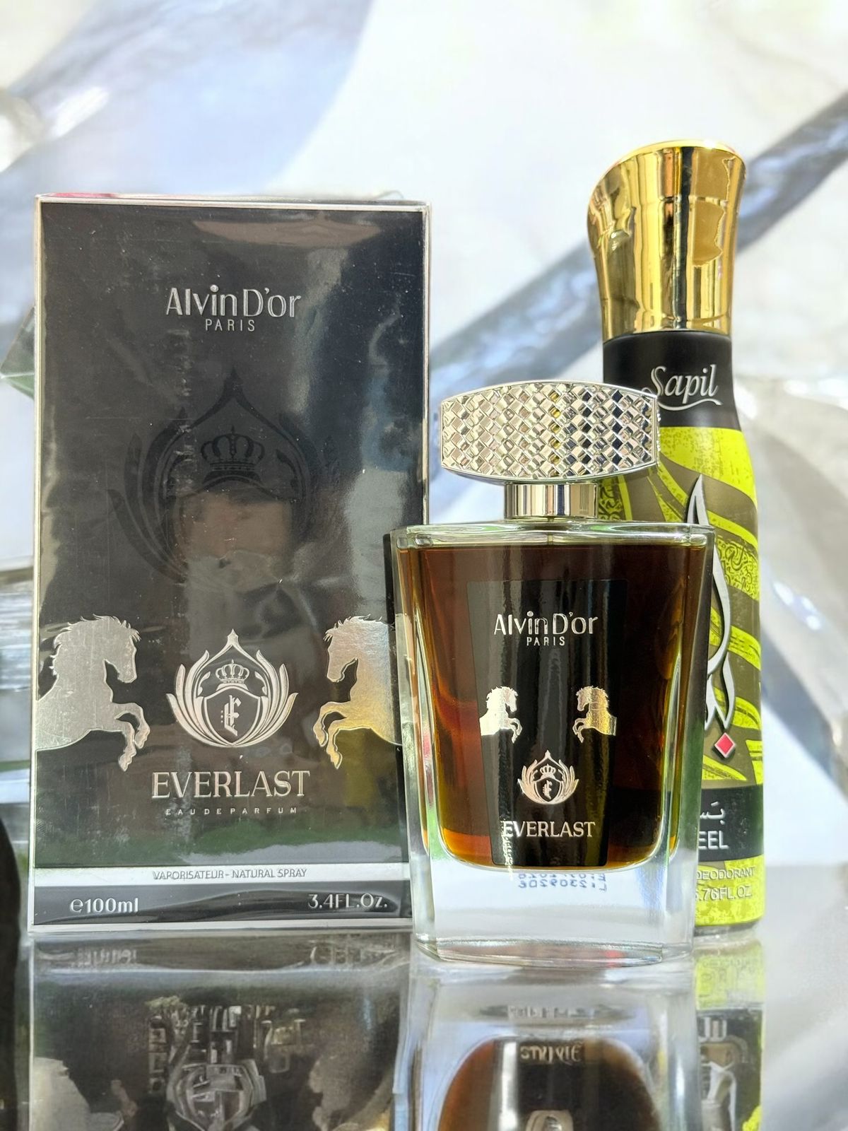 Everlast Perfume 100ml by Alvin D’or with Body Spray Gift (Allow to Open)