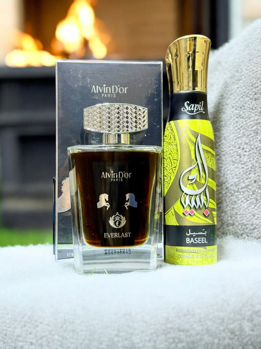 Everlast Perfume 100ml by Alvin D’or with Body Spray Gift (Allow to Open)