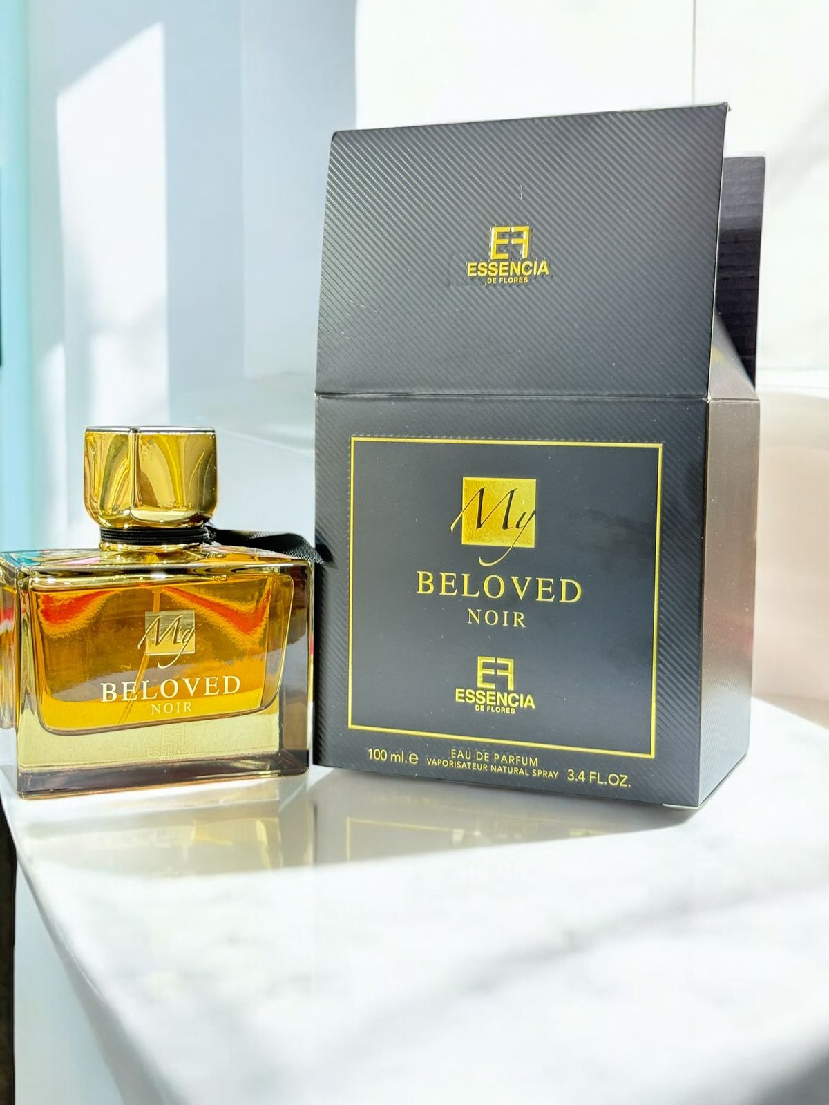 The Beloved Noir  by Fragrance World  with Sapil Body Spray  and under stick Gift (allow to open)