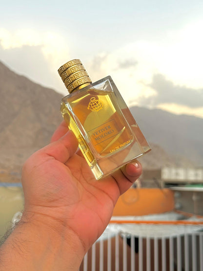 Vetiver Moloko wtih sapil nancy perfume (allow to open)