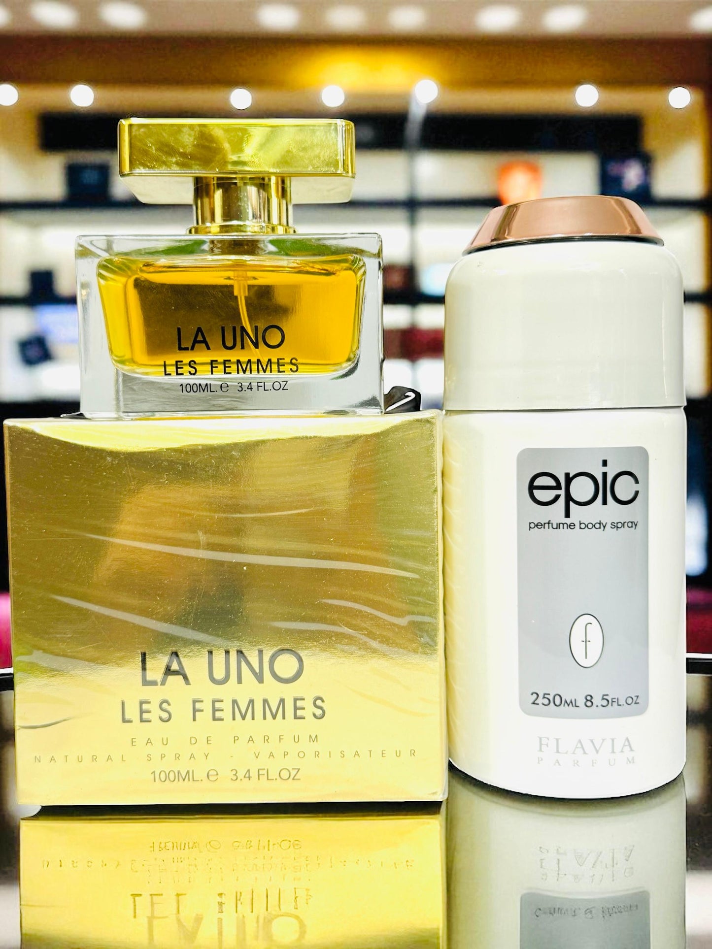 La uno Fragrance world Perfume with Armaf Body spray Gift (allow to open)