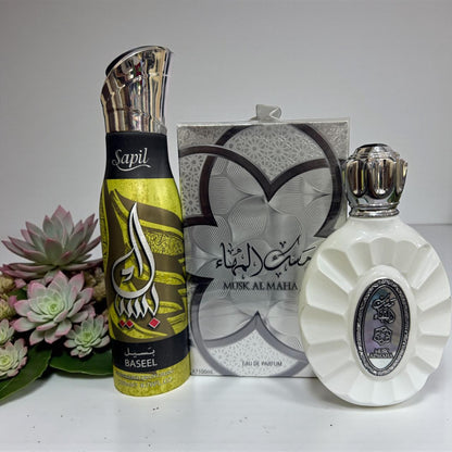 Fragrance World Musk Al Maha 100 ML unisex fragrance 200 ML spray gift (allow to open)