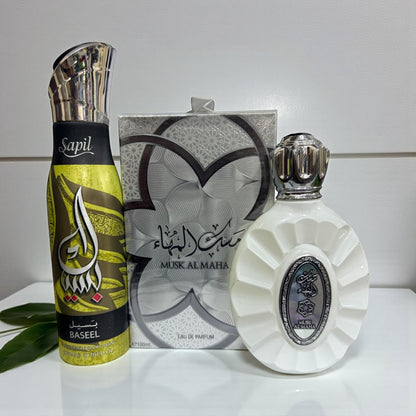 Fragrance World Musk Al Maha 100 ML unisex fragrance 200 ML spray gift (allow to open)