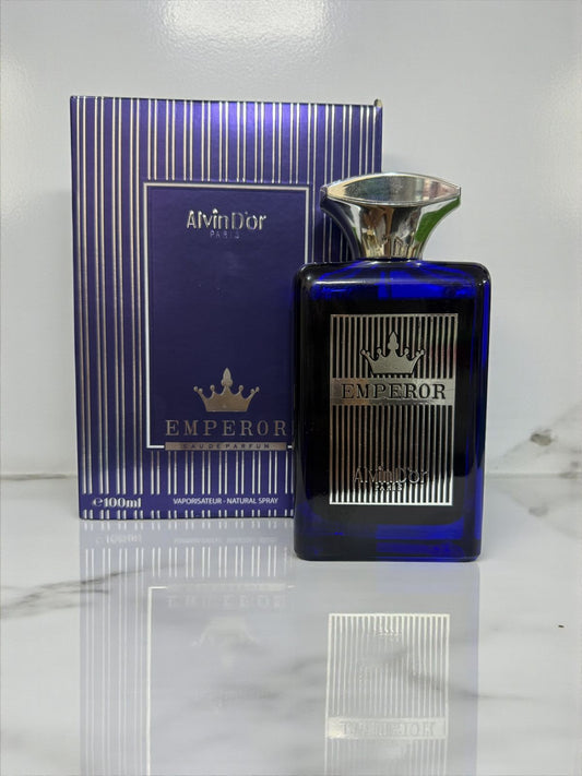 Alvin D’or Emperor Eau de Parfum – 100ml with jenny glow body spray Gift (Allow to open)