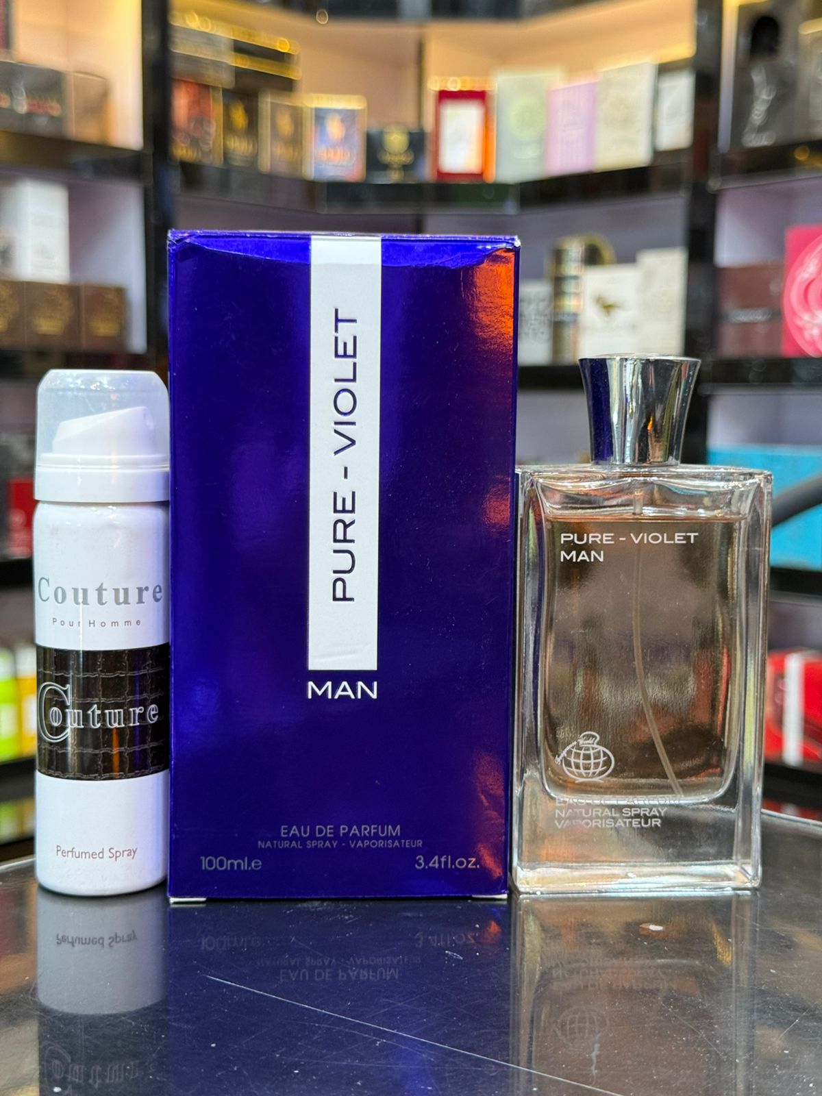 Pure Violet Perfume with FREE Body Spray Gift – Parcel Open Before Payment
