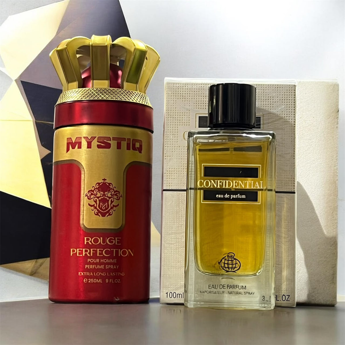 Confidential Perfume 100ml with MYSTIQ 250ml Body Spray Gift