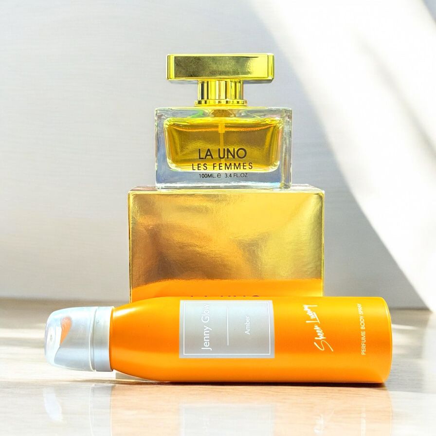 LA UNO Perfume 100ml by Fragrance World with Body Spray Gift (Allow to Open)