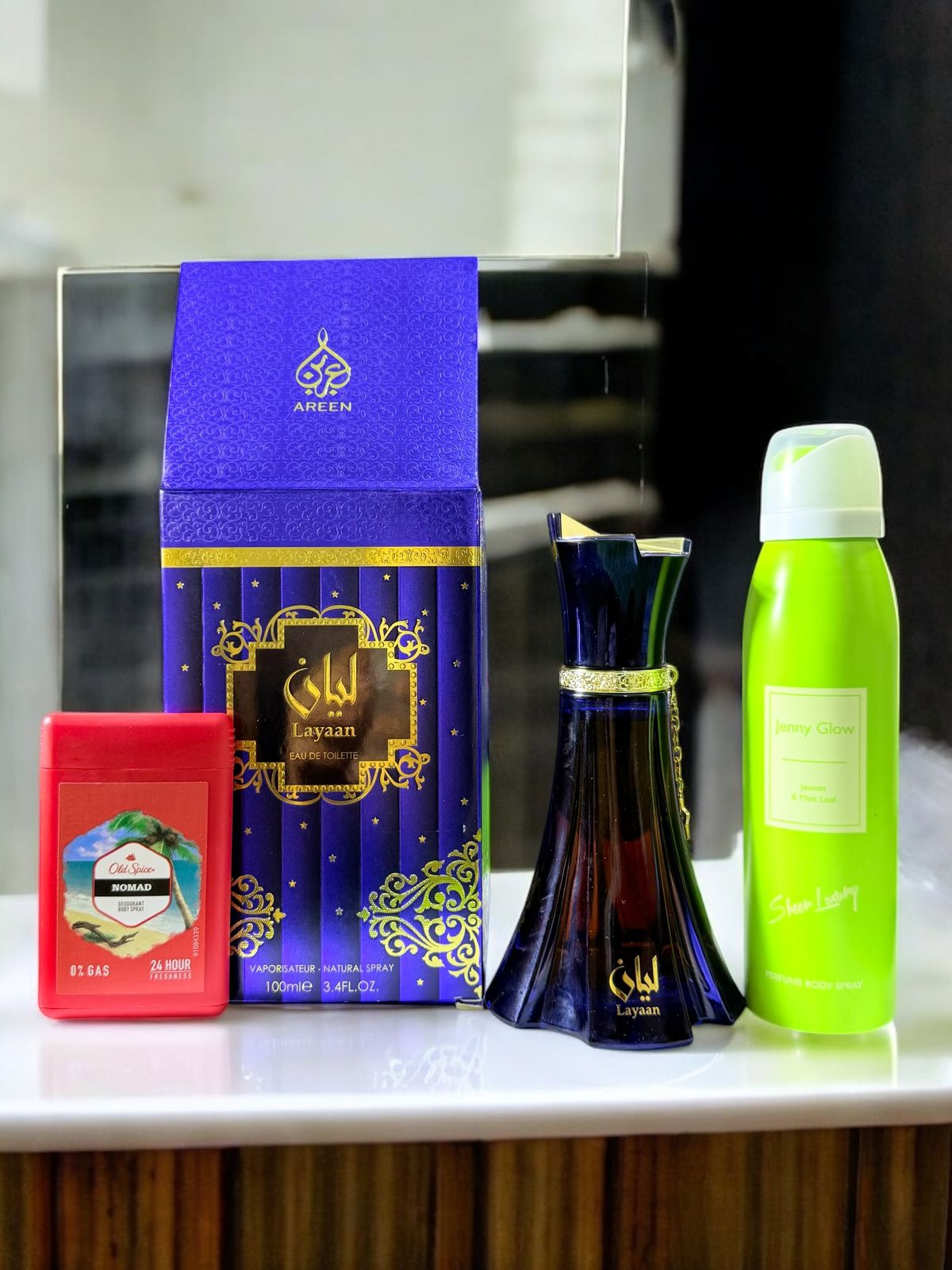 Layan Perfume 100ml by Areen with Body Spray Gift (Allow to Open)